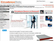 Tablet Screenshot of circadenceworks.com